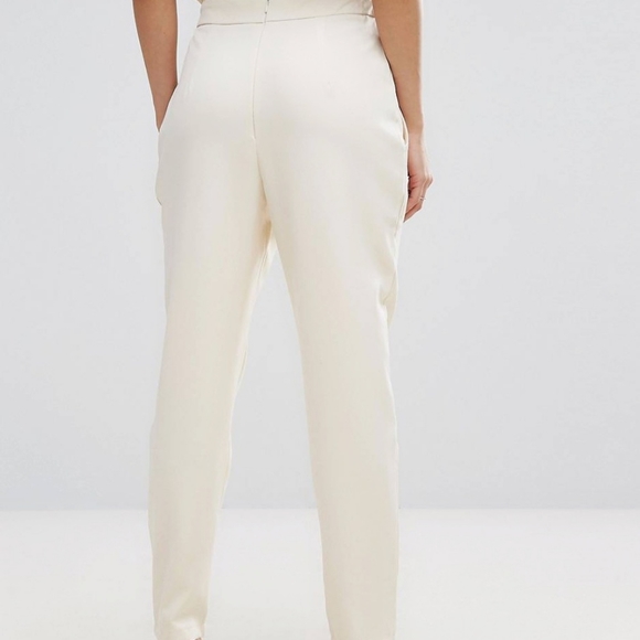 Boohoo wrap tie tailored pants - Picture 3 of 7